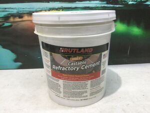 Rutland Products 25 lbs Castable Refractory Cement, Taupe