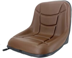 YILIKISS PVC Universal Compact Tractor Seat Replacement, 14.6''x 17.1''x 13.4'' 