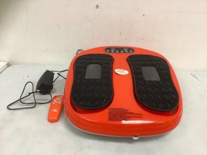 Power Legs Vibration Plate Foot Massager Platform, Powers Up, E-Commerce Return, Sold as is