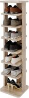 Modeazy 7 Tiers Multi Function Wooden Shoe Rack,&nbsp;11&rdquo; x 10.5&rdquo; x 42.5"