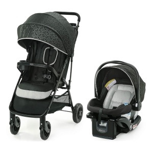 Graco NimbleLite Travel System, Lightweight Stroller and SnugRide 35 Lite Infant Car Seat