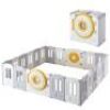 PAPABABE 18 Panel Donut Play Pen&nbsp;