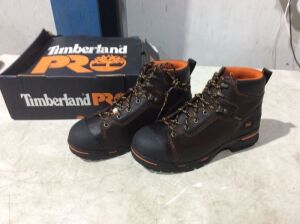 Timberland PRO Men's Endurance 6 Inch Steel Safety Toe Puncture Resistant Work Boot, Size 10.5