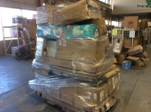 Pallet of E-Comm Returns and Salvage Items