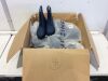 Lot of (8) Cinak Martens Women's Denim Blue Boots, Size 6