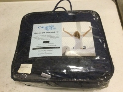 Calm Quilts 20 lbs. 60" x 80" Weighted Blanket. NEW