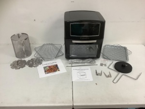 CalmDo Air Fryer Oven, Powers Up, E-Commerce Return, Sold as is