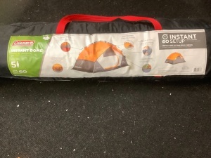 Coleman Instant Dome Tent, E-Commerce Return, Sold as is