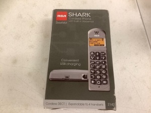 RCA Shark Cordless Phone, Appears New, Sold as is