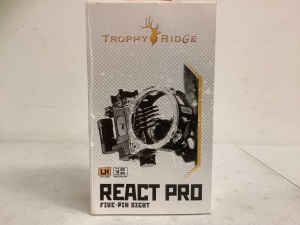 Trophy Ridge React Pro Five Pin Sight, E-Commerce Return, Sold as is