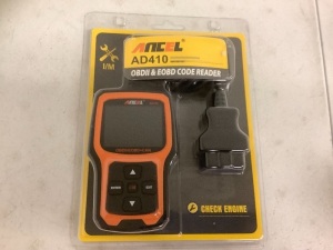 ANCEL AD410 Vehicle Code Reader, Appears New, Sold as is