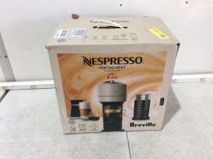 Nespresso Vertuo Next Coffee Machine & Aeroccino3 Milk Frother - Water Reservoir is Cracked 