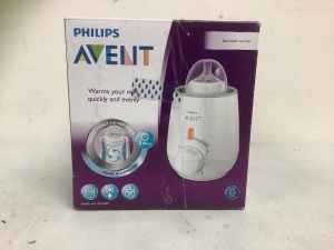 Philips Avent Bottle Warmer, Power Up, E-Commerce Return, Sold as is