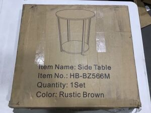 Rustic Brown Side Table 