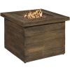 Outdoor Gas Fire Pit Centerpiece Table