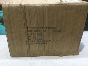 Case of Wood Photo Frames, 3 Pc Sets 