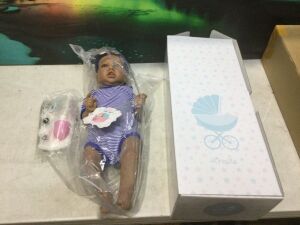 iCradle 22" Pinky Reborn Baby Doll 