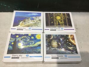 Lot of (4) Jigsaw Puzzles 