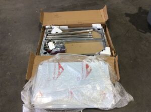 Stainless Steel Food Prep Table, 40" x 28" - Has Main Pieces, Unknown if Complete