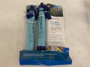 Lifestraw Water Filters 2 pack, Appears New, Sold as is