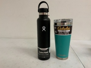 Water Bottle and Tumbler, Appears New, Sold as is