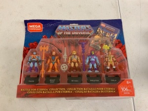 Masters of the Universe Figurines, Appears New, Sold as is