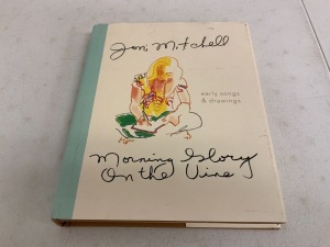 Joni Mitchell Morning Glory on the Vine Book, E-Commerce Return, Sold as is