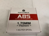Hatchbox ABS 3D Printer Filament, Appears New, Sold as is