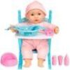 Realistic Baby Doll with Soft Body, Highchair, Potty, Accessories, 12.5in
