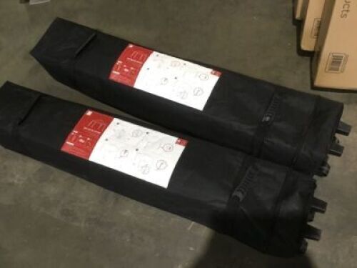 Lot of (2) 10' Pop Up Canopy Tents
