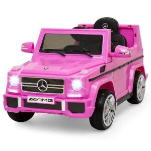 12V Kids Licensed Mercedes-Benz G65 SUV Ride On Car w/ Parent Control, Lights, AUX