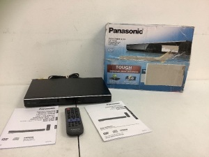 Panansonic DVD Player, E-Commerce Return, Sold as is