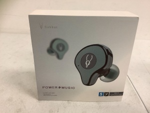 Sabbat E12 Ultra Wireless Earbuds, Powers Up, Appears new, Sold as is