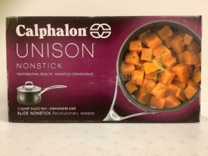 Calphalon Unison 2 Qt Saucepan, Appears new, Sold as is