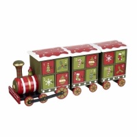 Christmas Wooden Advent Calendar Train&nbsp;