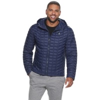 Reebok Mens Quilted Lightweight Packable Coat, Medium. New