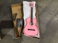 Beginner Acoustic Guitar Set w/ Case, Strap, Digital Tuner, Strings,&nbsp;38in