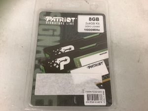 Patriot 2-4gb Kit DDR3, E-Commerce Return, Sold as is