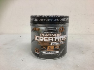 Platinum Creatine Unflavored, Appears new, Sold as is