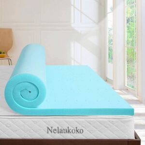 Nelaukoko 2 Inch Memory Foam Mattress Topper, Queen