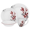 Corelle Boutique Round Kyoto Leaves 16 Piece Set. Appears New. Opened Box