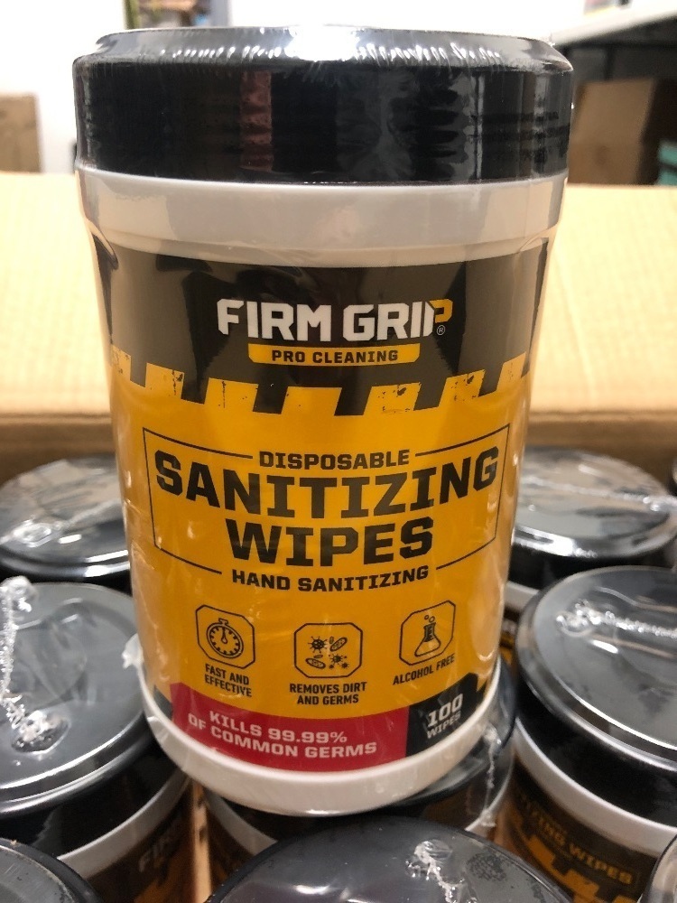 Disposable Sanitizing Wipes - Firm Grip