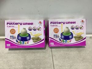 Lot of (2) Imaginative Arts Pottery Wheel for Kids