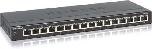 NETGEAR 16-Port Gigabit Ethernet Unmanaged Switch (GS316) - Desktop, Fanless Housing for Quiet Operation. NEW
