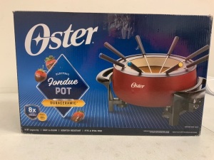 Oster Fondue Pot, Appears New, Sold as is