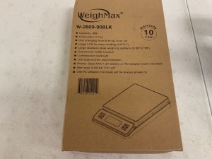 Weighmax W-2809 90 LB Digital Postal Scale, Appears New, Sold as is