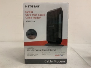 Netgear Ultra High Speed Cable Modem, New, Sold as is