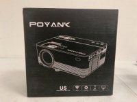 Poyank Projector, Powers Up, Appears New, Sold as is