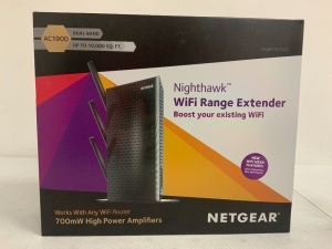 Netgear WiFi Range Extender, Appears New, Sold as is