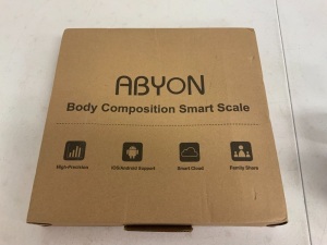 Abyon Body Composition Smart Scale, Appears New, Sold as is